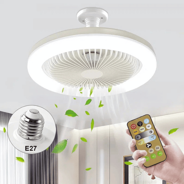 Luminária Ventilador de Teto com Controle Remoto