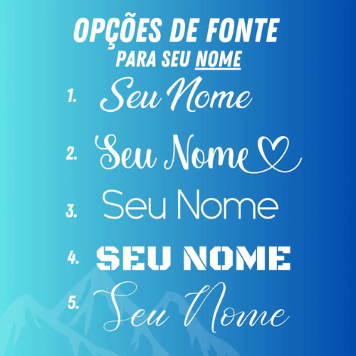 Garrafa térmica 1L com seu nome