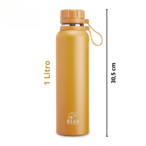 Garrafa térmica 1L com seu nome